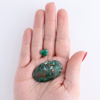 Chrysocolla Cabs Set of 28 - Expert Wholesale and Supplier of Wholesale Crystals & Bulk Gemstones, ["Cabs","Chrysocolla"]