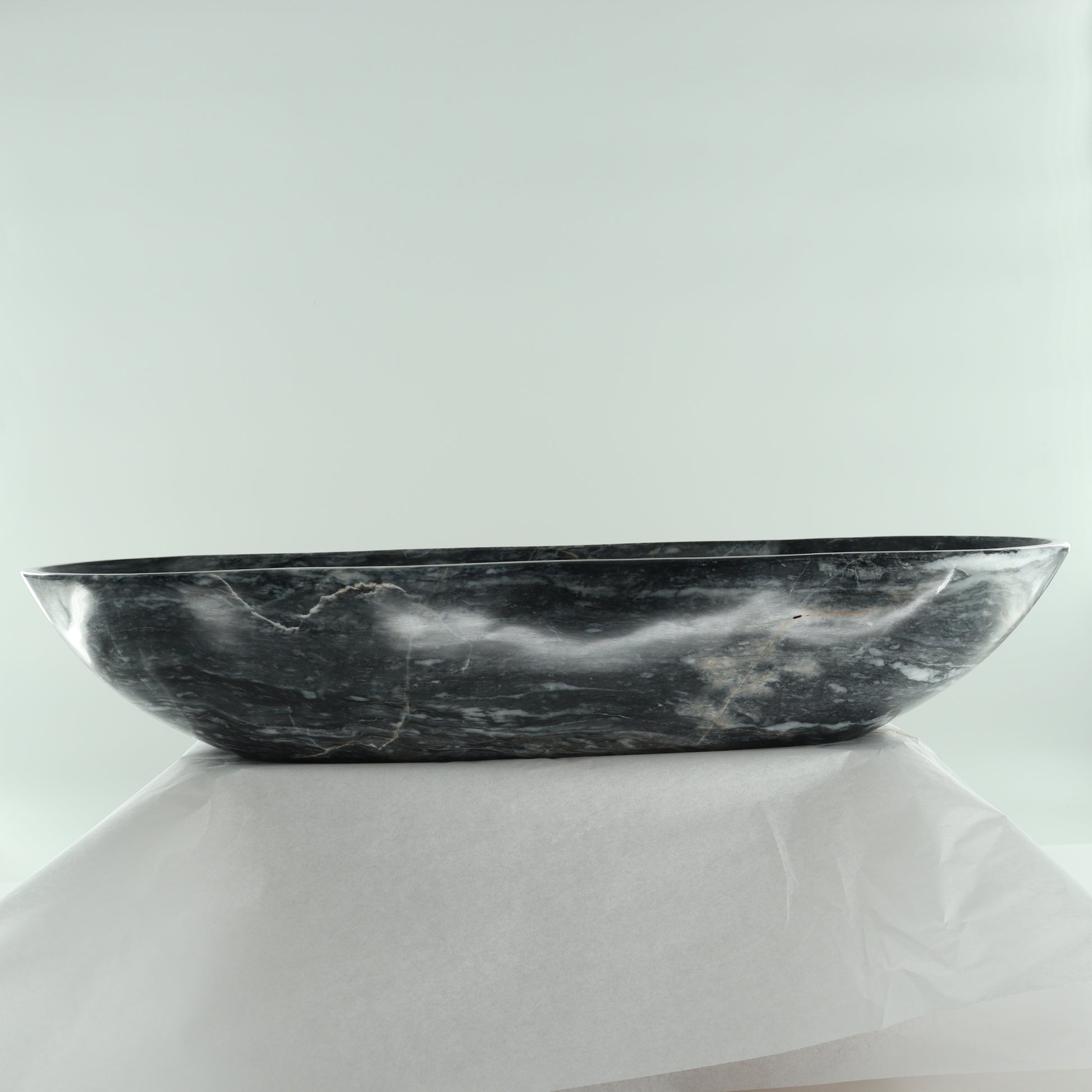 Marble Canoe Bowl - Expert Wholesale and Supplier of Wholesale Crystals & Bulk Gemstones, ["Bowls","canoe","close_30","Mexico","onyx"]
