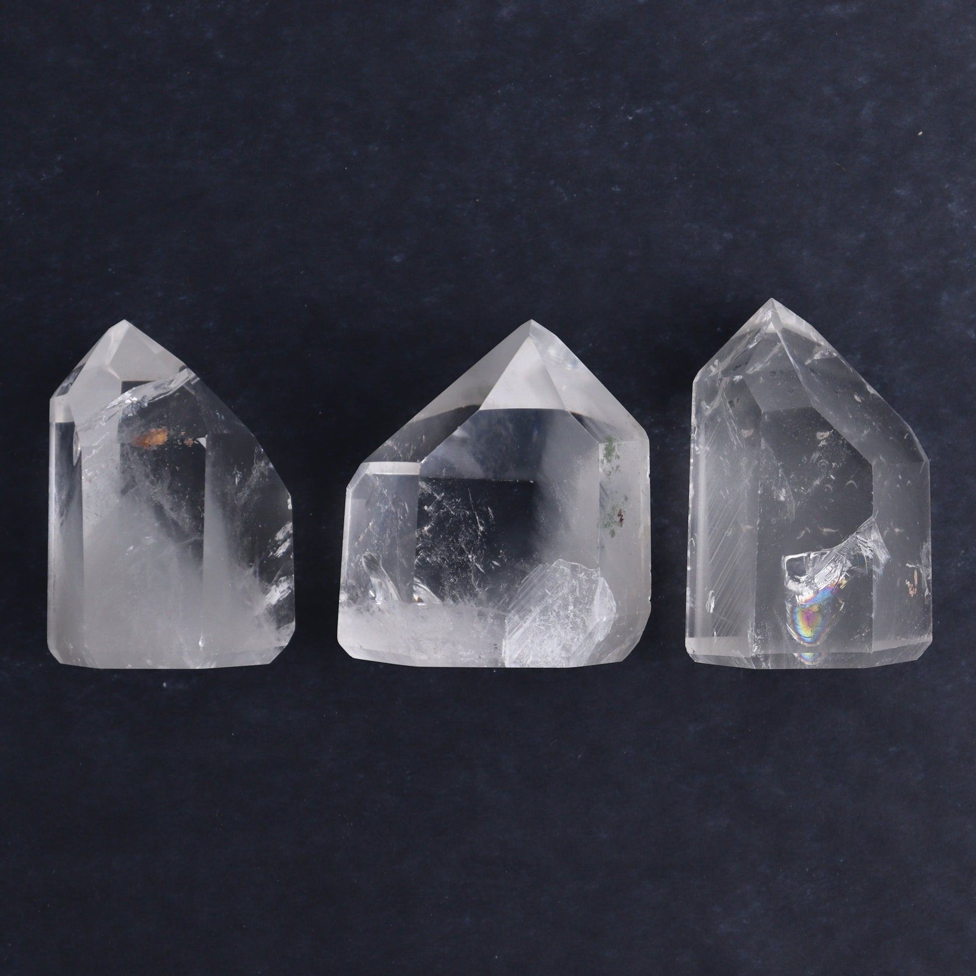Garden Quartz Towers Set of 5 - Expert Wholesale and Supplier of Wholesale Crystals & Bulk Gemstones, ["Garden Quartz","Quartz","Towers"]