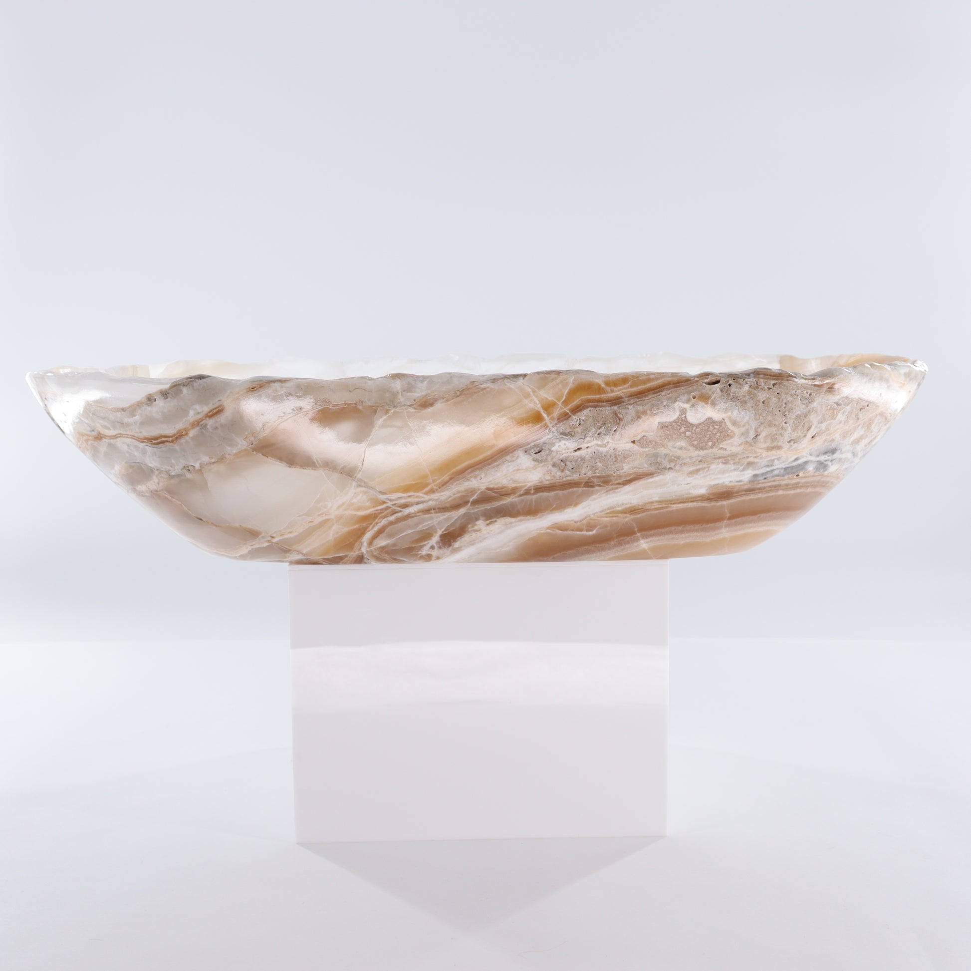 Onyx Canoe Bowl - Expert Wholesale and Supplier of Wholesale Crystals & Bulk Gemstones, ["Bowls","canoe","Mexico","onyx"]