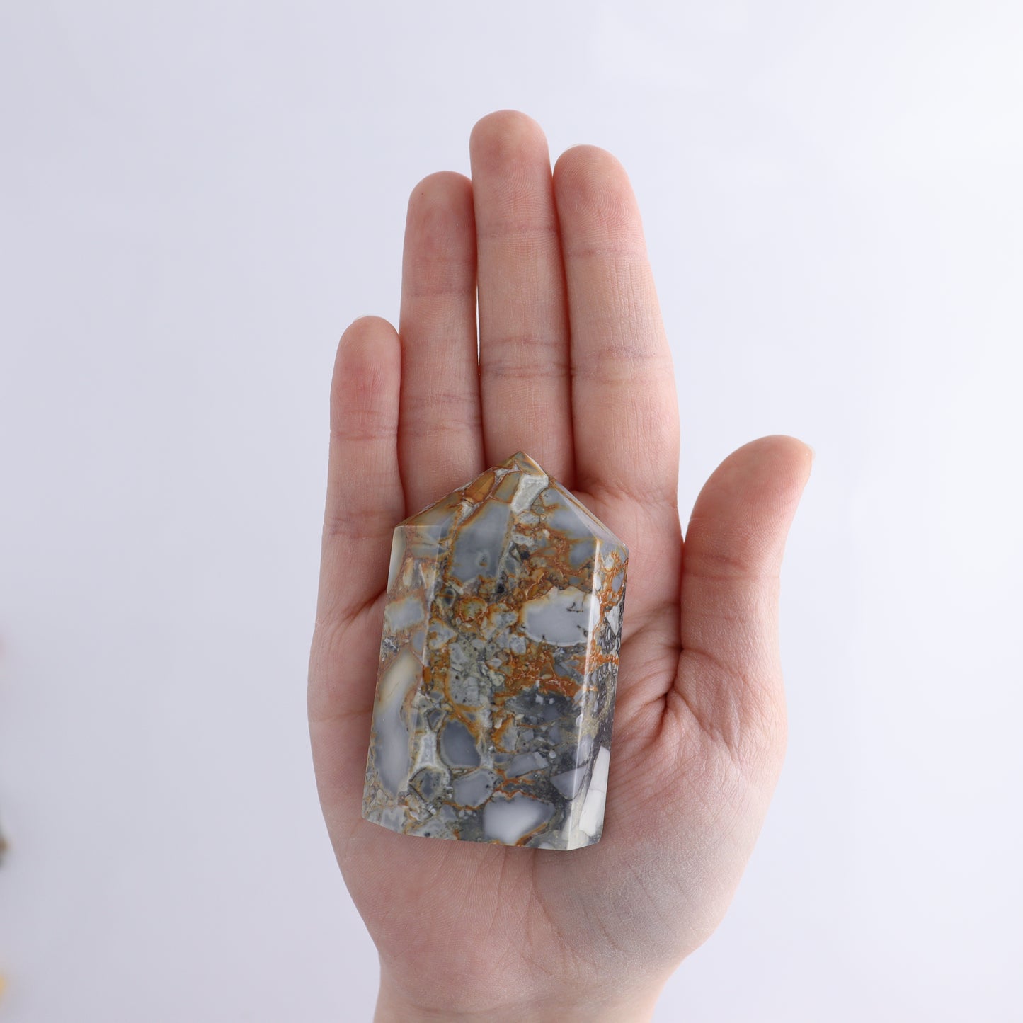 Maligano Jasper Points Flat of 17 - Expert Wholesale and Supplier of Wholesale Crystals & Bulk Gemstones, ["Indonesia","Maligno Jasper","Points"]