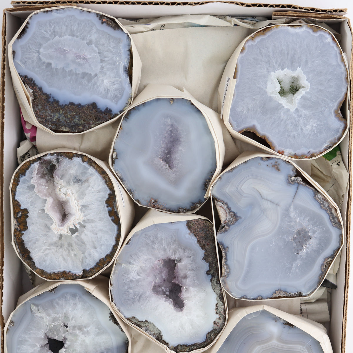 Las Choyas Geodes Set of 8