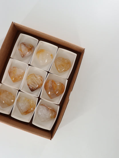 Golden Healer Hearts Set of 9 - Expert Wholesale and Supplier of Wholesale Crystals & Bulk Gemstones, []