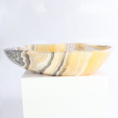 Zebra Onyx Bowl - Expert Wholesale and Supplier of Wholesale Crystals & Bulk Gemstones, ["Bowls","Mexico","onyx"]