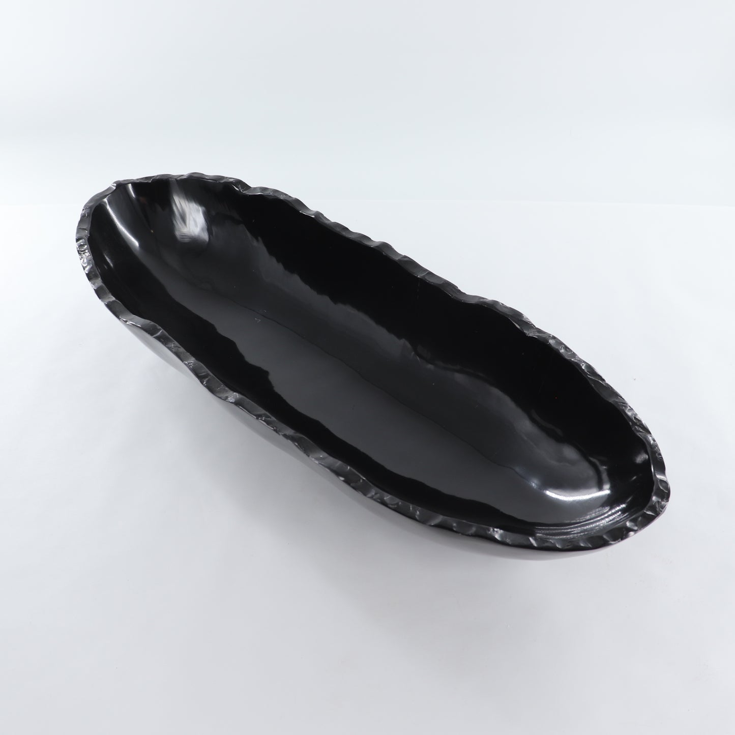Black Marble Canoe Bowl - Expert Wholesale and Supplier of Wholesale Crystals & Bulk Gemstones, ["Bowls","Mexico","onyx"]