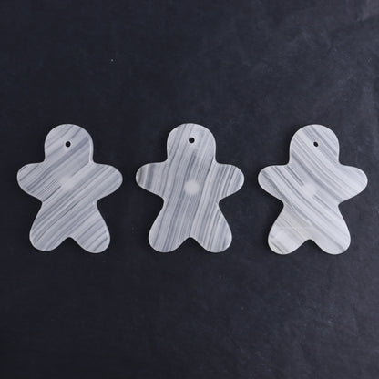 One White Onyx Gingerbread Ornament - Expert Wholesale and Supplier of Wholesale Crystals & Bulk Gemstones, ["Catalog Onyx","Gingerbread","Mexico","onyx","Ornament"]