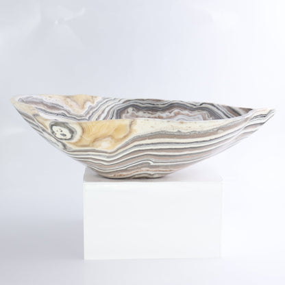 Mexican Onyx/Calcite Bowl 13"