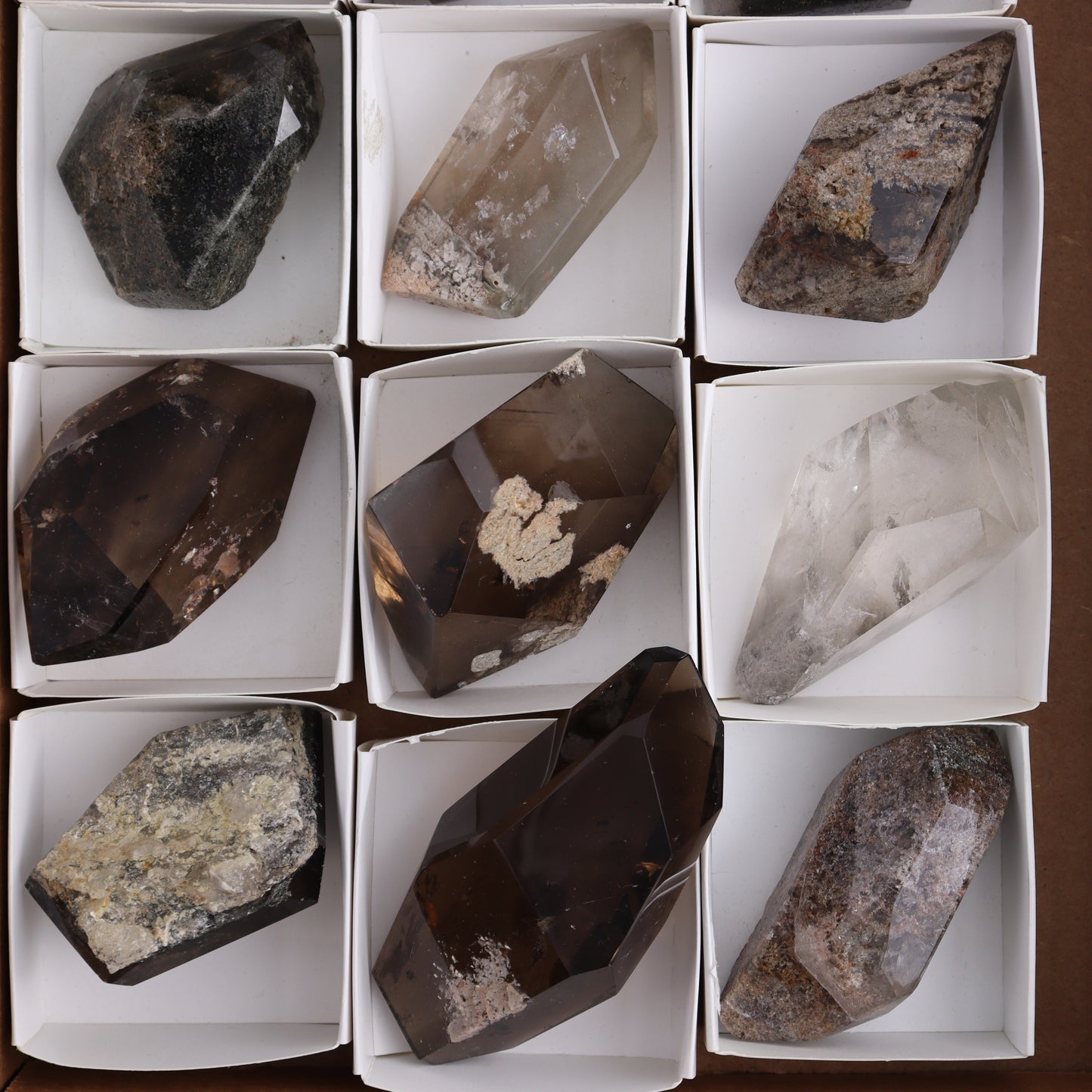 Garden Quartz Freeforms Set of 12 - Expert Wholesale and Supplier of Wholesale Crystals & Bulk Gemstones, ["Freeform","Freeforms","Garden Quartz","Quartz"]