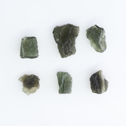 Moldavite Pieces Set of 6