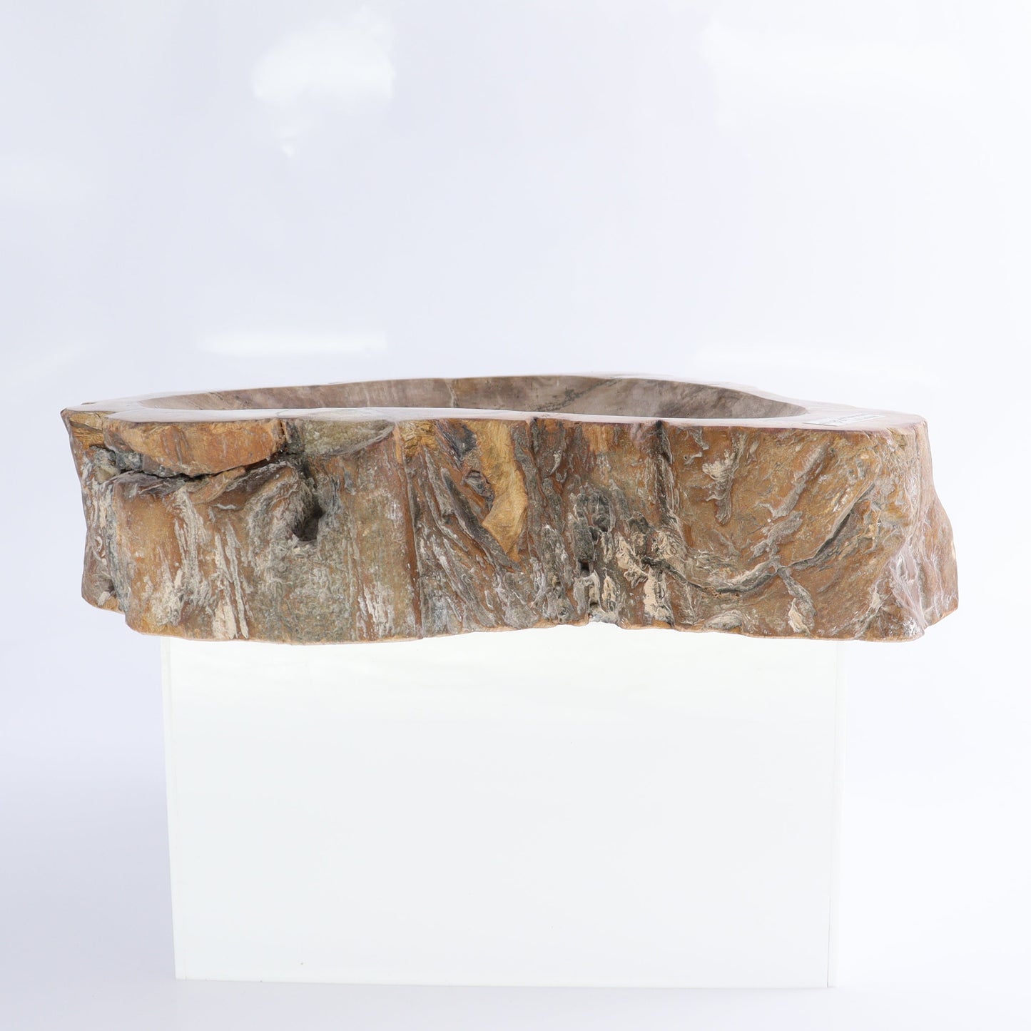Petrified Wood Bowls Set of 2 - Expert Wholesale and Supplier of Wholesale Crystals & Bulk Gemstones, ["Bowls","Indonesia","Petrified Wood"]