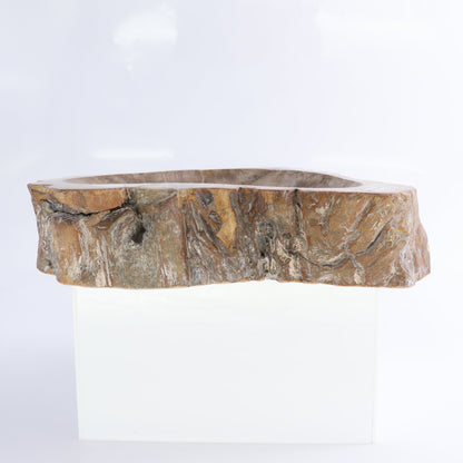 Petrified Wood Bowls Set of 2 - Expert Wholesale and Supplier of Wholesale Crystals & Bulk Gemstones, ["Bowls","Indonesia","Petrified Wood"]