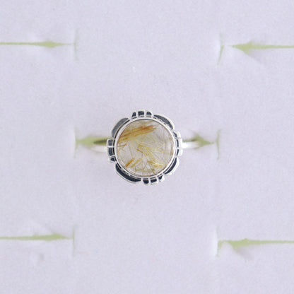 Rutilated Quartz Rings Set of 8 (Ring Holders Not Included) - Expert Wholesale and Supplier of Wholesale Crystals & Bulk Gemstones, ["Ring","rings","Rutilated Quartz","Rutiled Quartz","sterling silver"]