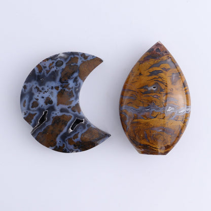 Brecciated Jasper Moons, Stars, Towers, Clouds, and Flames Set of 10 - Expert Wholesale and Supplier of Wholesale Crystals & Bulk Gemstones, ["Brecciated Jasper","Clouds","flames","Indonesia","moons","stars","Towers"]