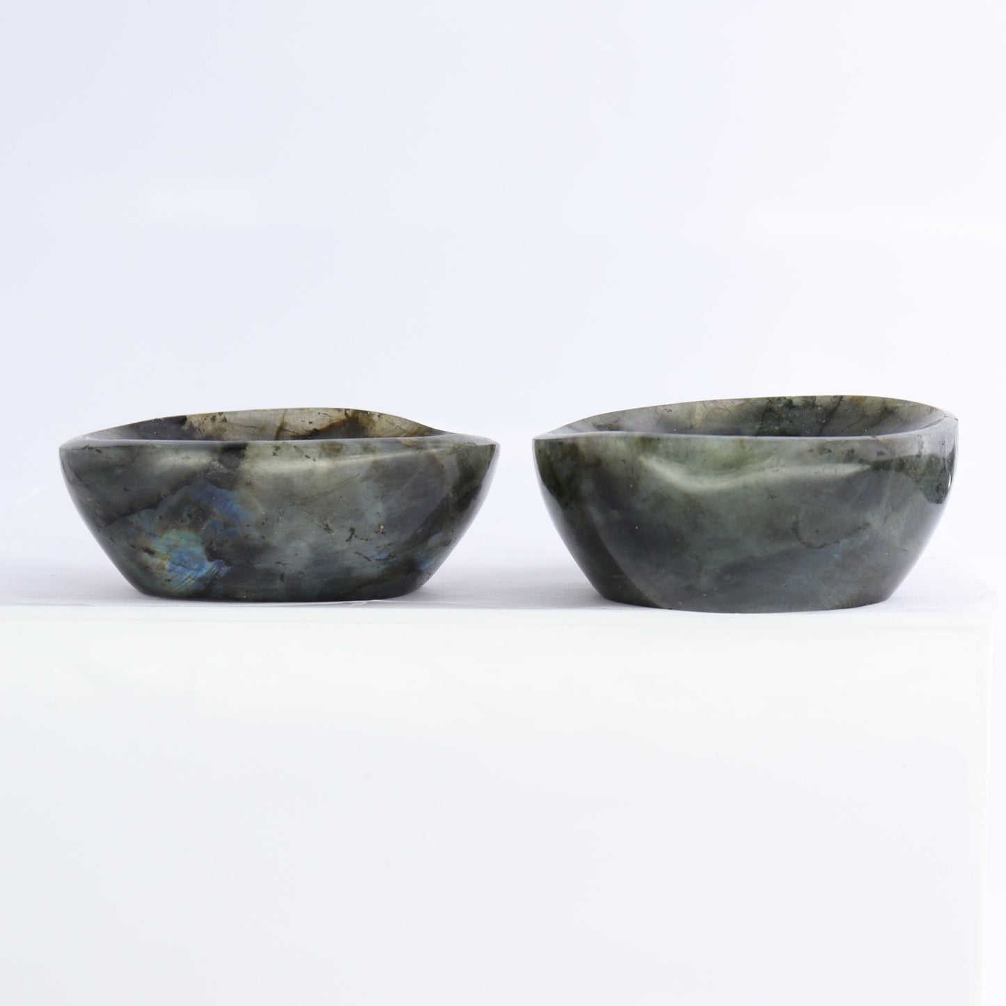 Labradorite Bowls Set of 12 - Expert Wholesale and Supplier of Wholesale Crystals & Bulk Gemstones, ["Bowls","Labradorite","Madagascar"]