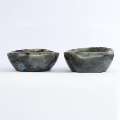 Labradorite Bowls Set of 12 - Expert Wholesale and Supplier of Wholesale Crystals & Bulk Gemstones, ["Bowls","Labradorite","Madagascar"]