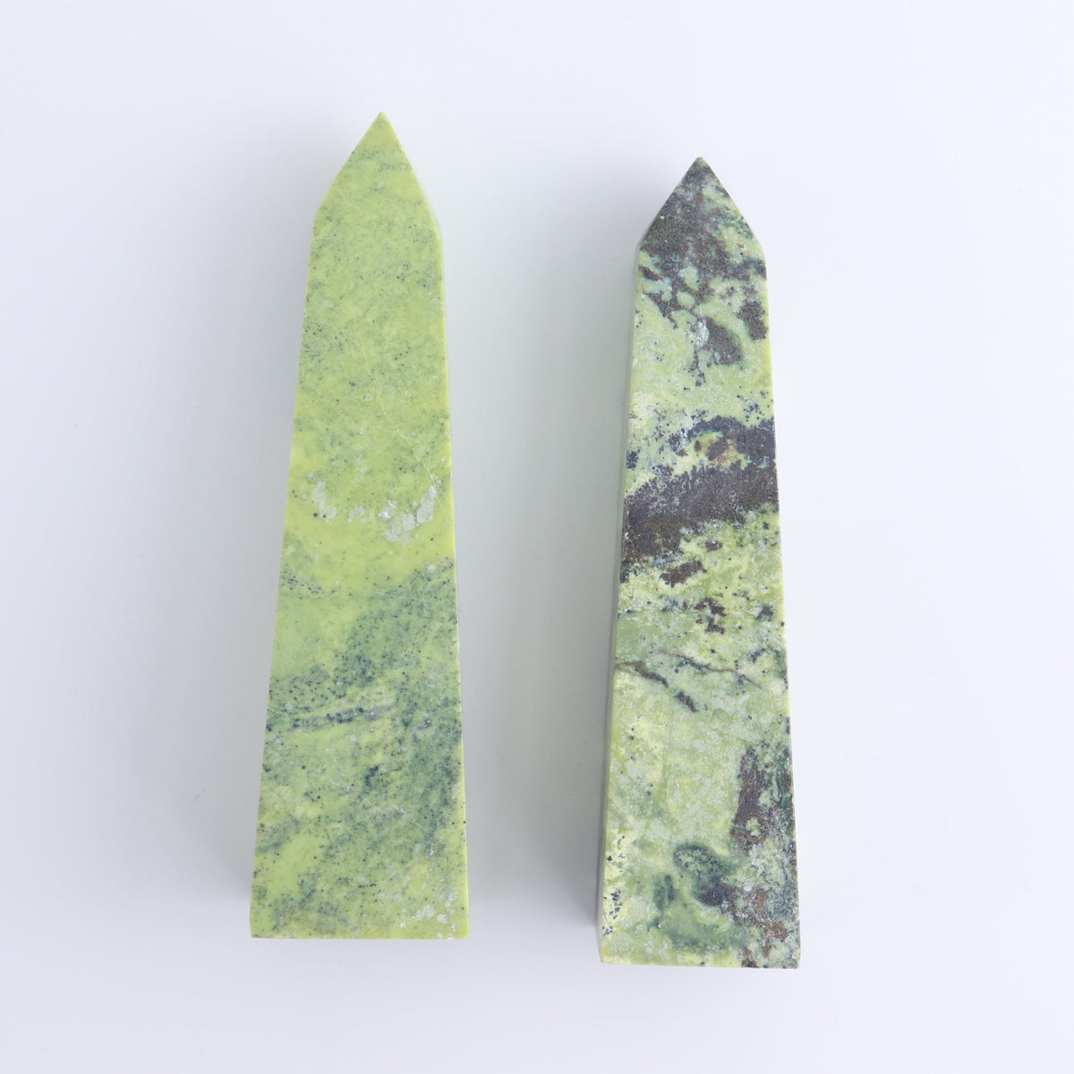 Serpentine Obelisk Set of 8