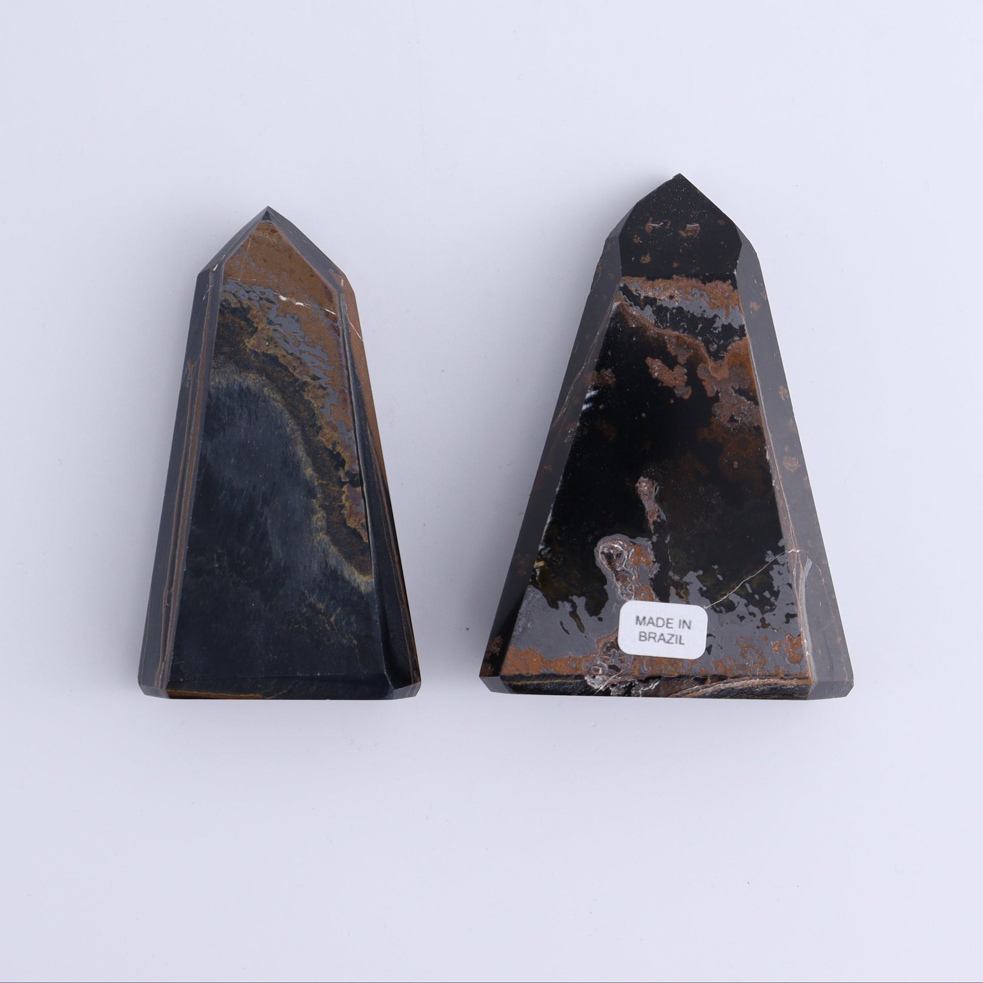 Tiger Eye Towers Set of 6 - Expert Wholesale and Supplier of Wholesale Crystals & Bulk Gemstones, ["Blue Tiger Eye","Brazil","close_70","Towers"]