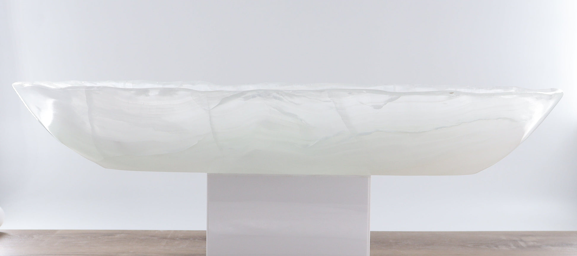 Mexican Onyx/Calcite Canoe Bowl - Expert Wholesale and Supplier of Wholesale Crystals & Bulk Gemstones, ["Bowls","Calcite","canoe","Mexico","onyx"]