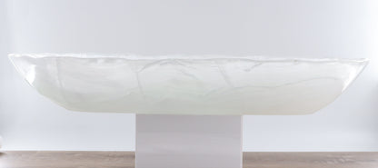 Mexican Onyx/Calcite Canoe Bowl - Expert Wholesale and Supplier of Wholesale Crystals & Bulk Gemstones, ["Bowls","Calcite","canoe","Mexico","onyx"]