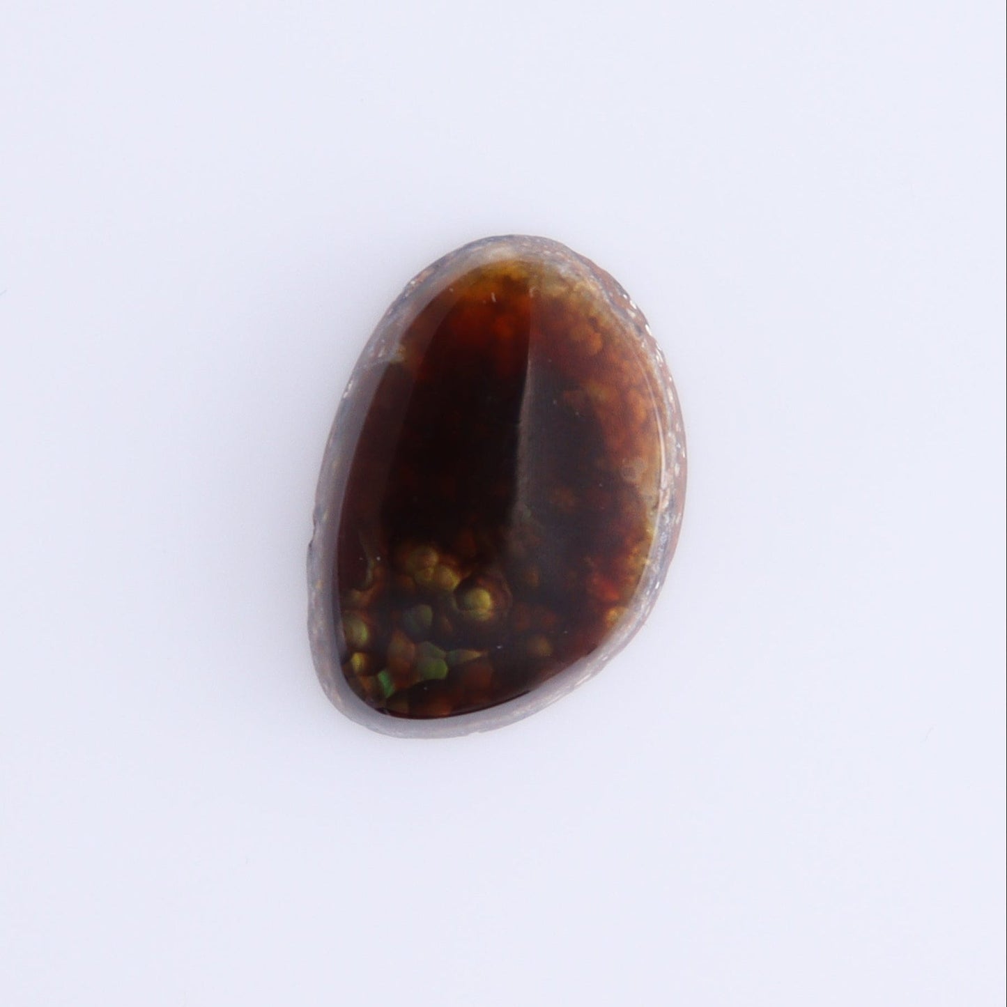 Fire Agate Cabs Set of 6