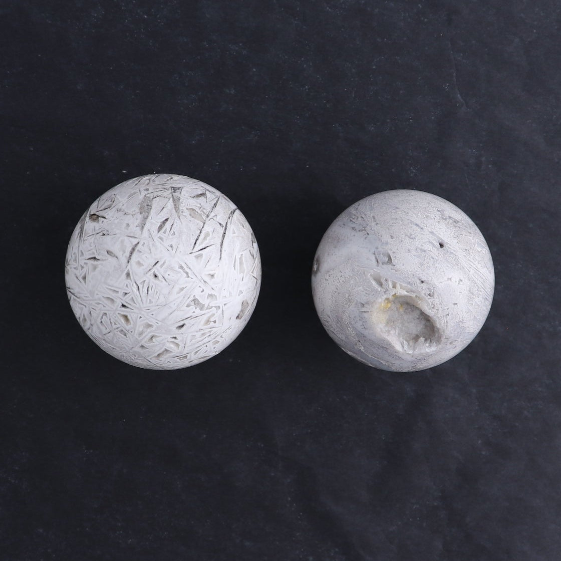 Agate Spheres Set of 6