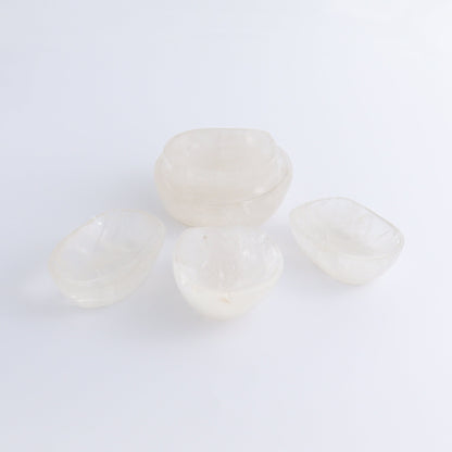 Clear Quartz Bowls Set of 5 - Expert Wholesale and Supplier of Wholesale Crystals & Bulk Gemstones, ["Bowls","Clear Quartz","Madagascar","Quartz"]