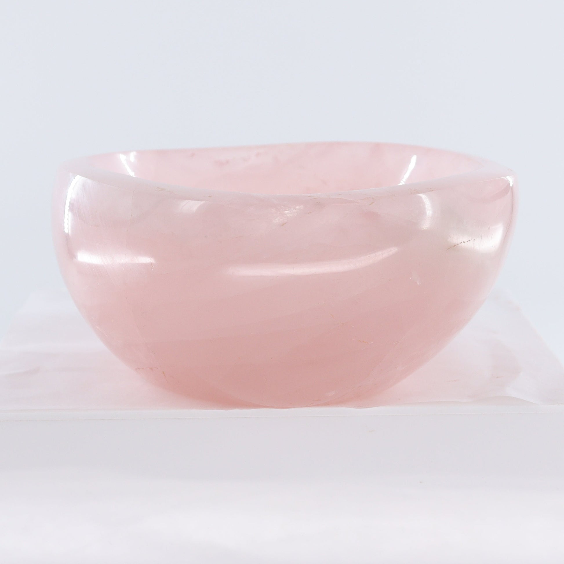 Rose Quartz Bowl - Expert Wholesale and Supplier of Wholesale Crystals & Bulk Gemstones, ["Bowls","Madagascar","Rose Quartz"]