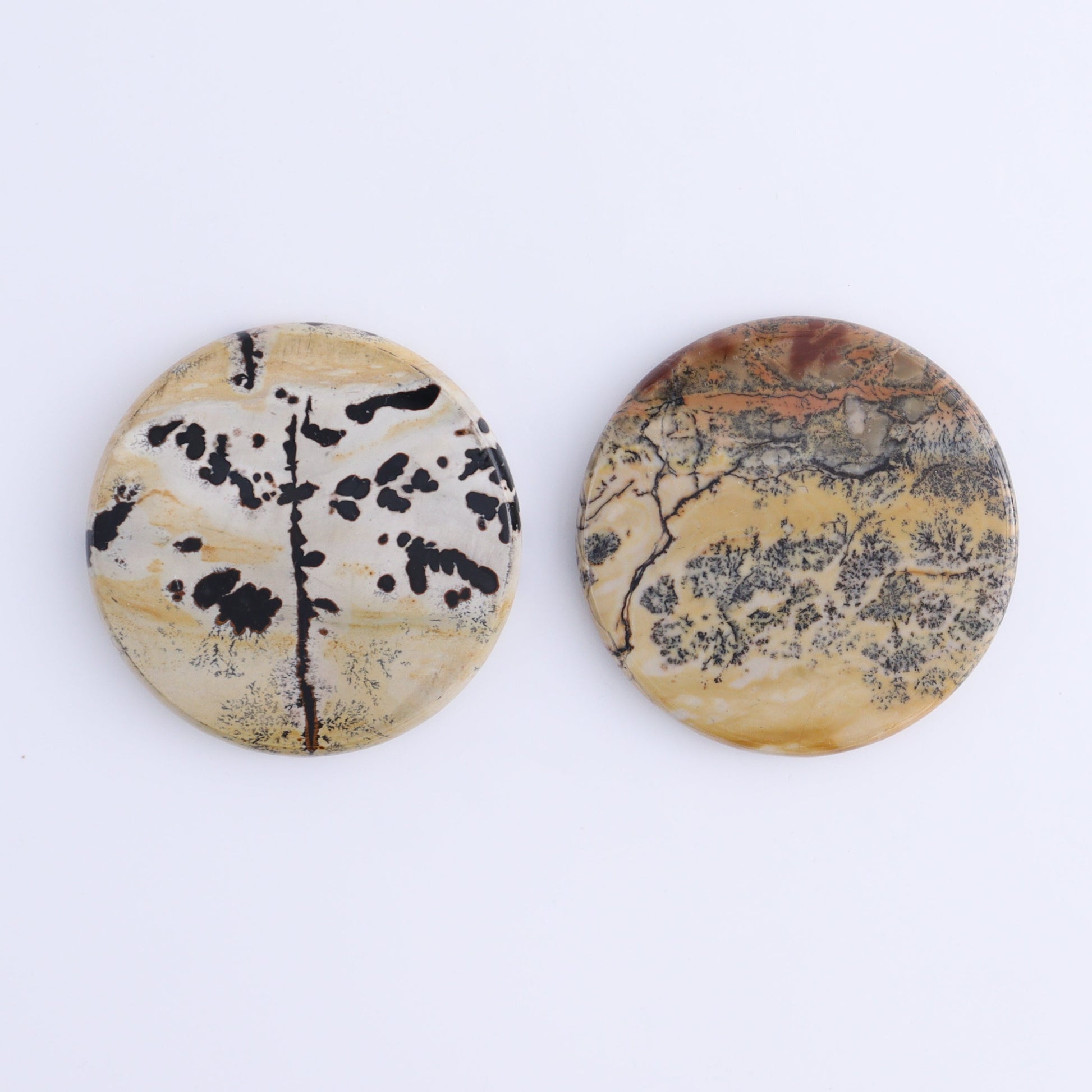 Picture Jasper Discs Set of 10 - Expert Wholesale and Supplier of Wholesale Crystals & Bulk Gemstones, ["China","Picture Jasper","Round"]