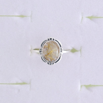 Rutilated Quartz Rings Set of 8 (Ring Holders Not Included) - Expert Wholesale and Supplier of Wholesale Crystals & Bulk Gemstones, ["Ring","rings","Rutilated Quartz","Rutiled Quartz","sterling silver"]