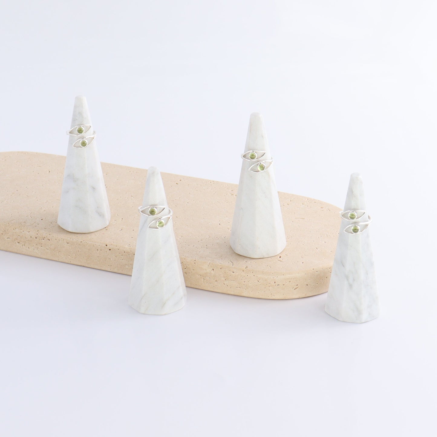 One Peridot Ring Adjustable - Expert Wholesale and Supplier of Wholesale Crystals & Bulk Gemstones, ["India","Peridot","Ring","sterling silver"]