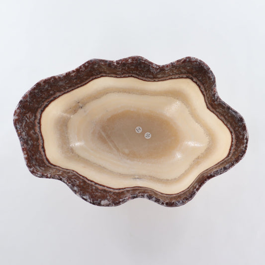 Mexican Onyx/Calcite Bowl 15" - Expert Wholesale and Supplier of Wholesale Crystals & Bulk Gemstones, ["Bowls","Calcite","Mexico","onyx"]