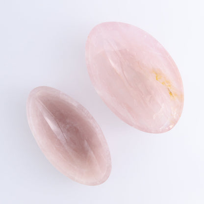 Rose Quartz Bowls Set of 2 - Expert Wholesale and Supplier of Wholesale Crystals & Bulk Gemstones, ["Bowls","Rose Quartz"]