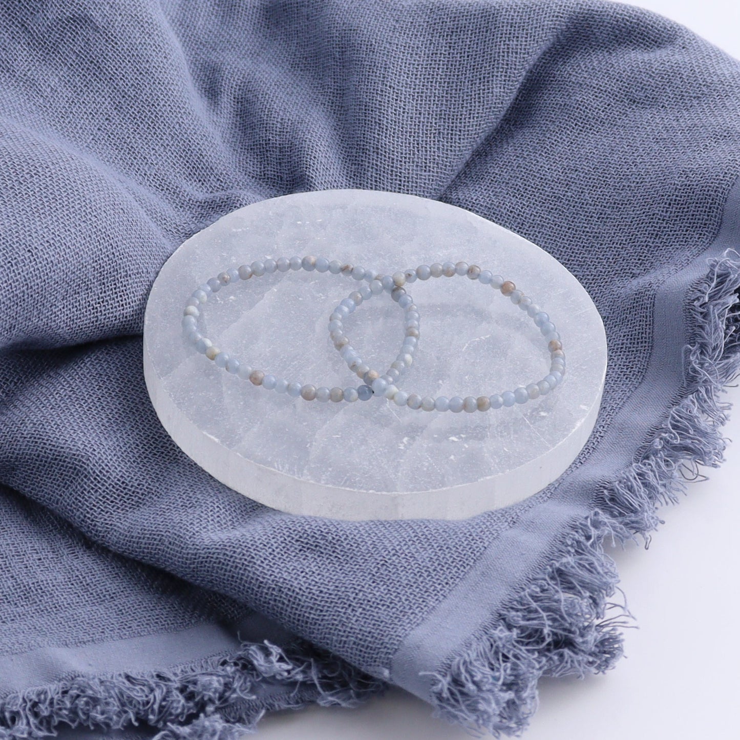 One Angelite Bracelet - Expert Wholesale and Supplier of Wholesale Crystals & Bulk Gemstones, ["Angelite","Bracelet","bracelets"]