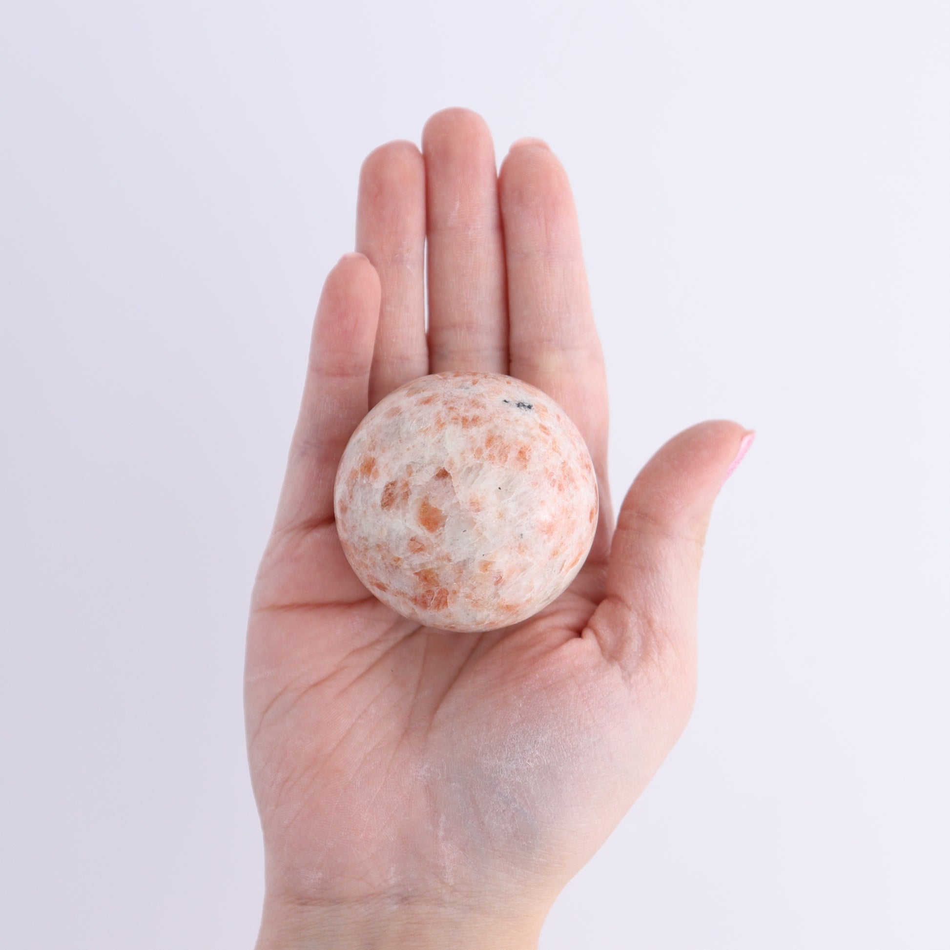 Sunstone Spheres Set of 5 - Expert Wholesale and Supplier of Wholesale Crystals & Bulk Gemstones, ["Spheres","Sunstone"]