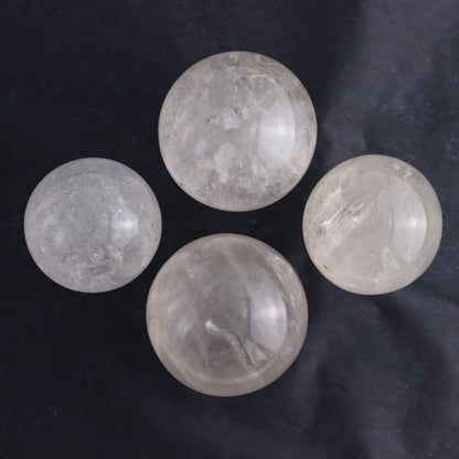 Clear Quartz Spheres Set of 9 - Expert Wholesale and Supplier of Wholesale Crystals & Bulk Gemstones, ["Clear Quartz","Quartz","Spheres"]