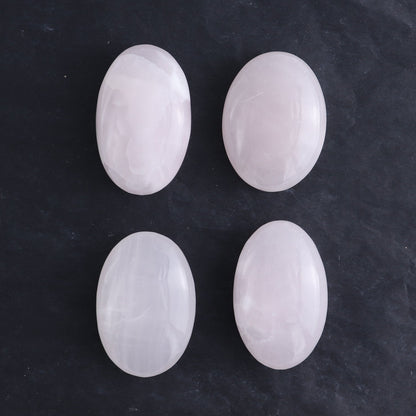Pink Mangano Calcite Palm Stone Set of 12