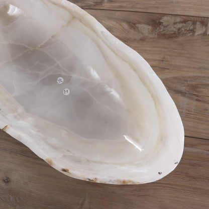 Mexican Onyx/Calcite Canoe Bowl - Expert Wholesale and Supplier of Wholesale Crystals & Bulk Gemstones, ["Bowls","Calcite","canoe","Mexico","onyx"]