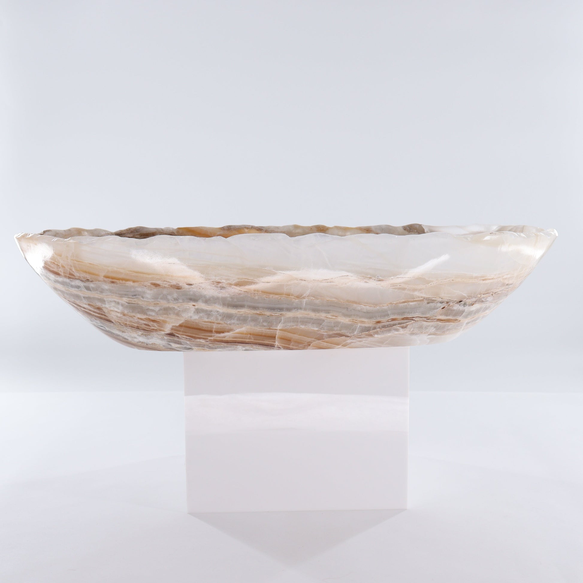 Onyx Canoe Bowl - Expert Wholesale and Supplier of Wholesale Crystals & Bulk Gemstones, ["Bowls","canoe","Mexico","onyx"]
