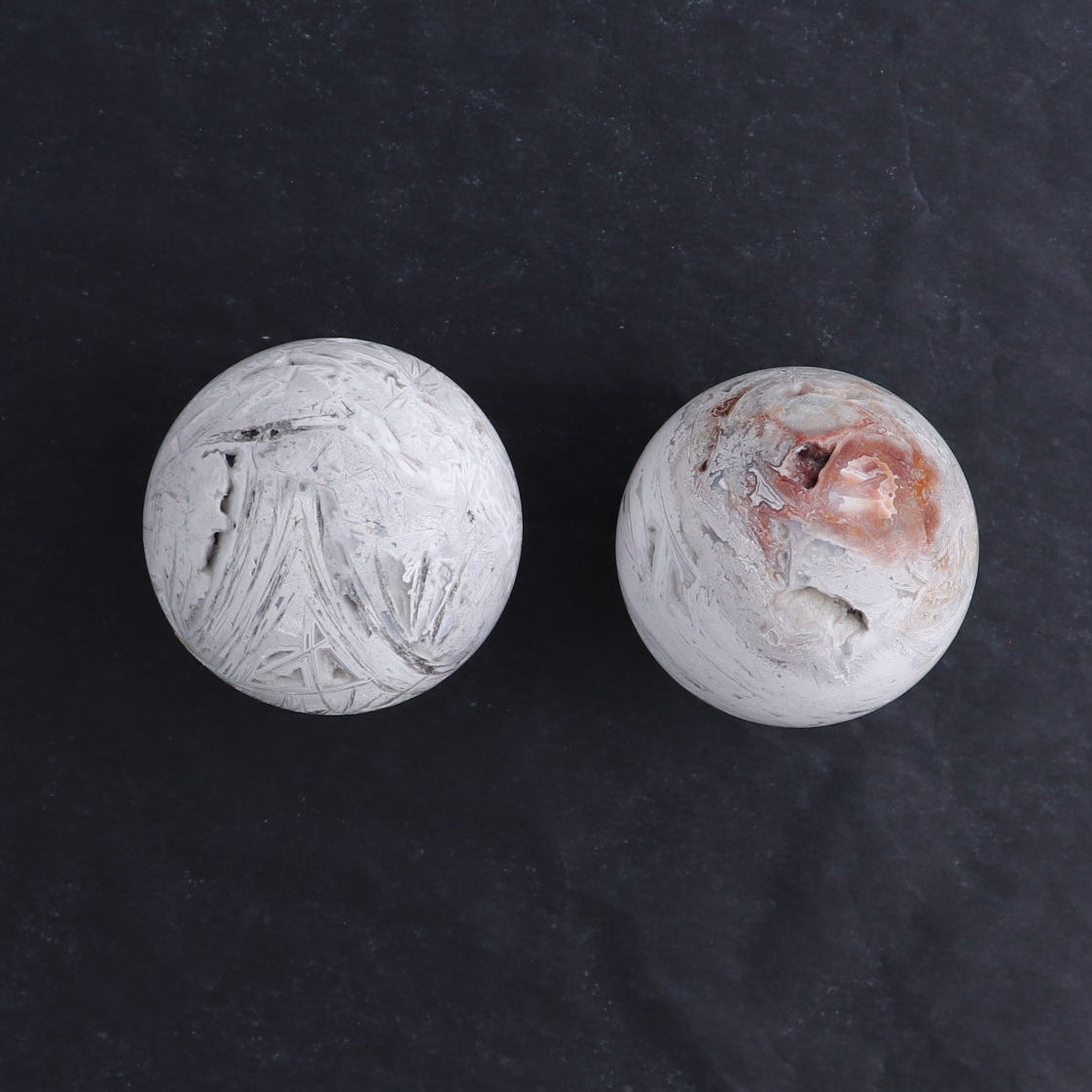 Agate Spheres Set of 6