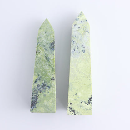 Serpentine Obelisk Set of 8