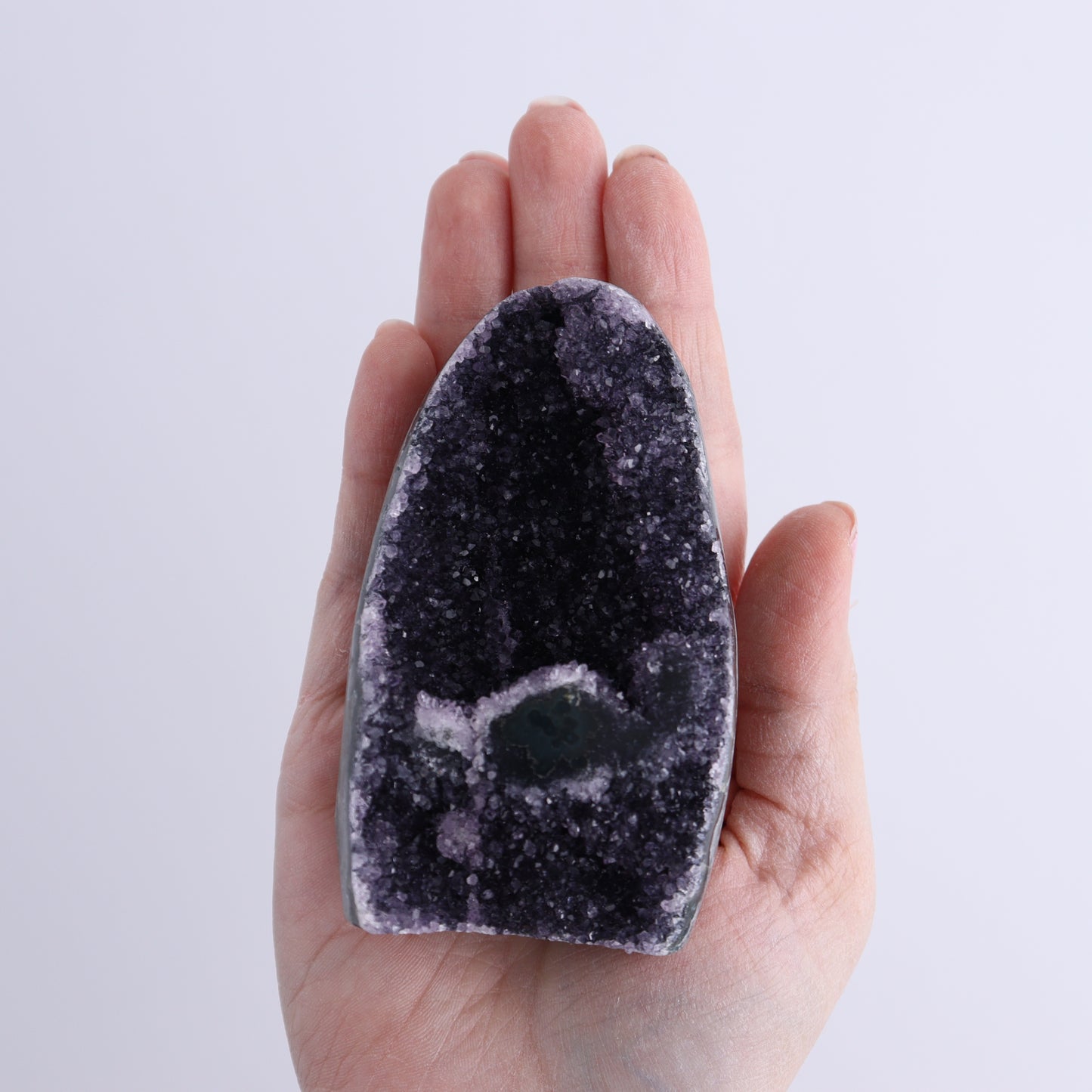 Uruguay Amethyst Cut Base Set of 9 - Expert Wholesale and Supplier of Wholesale Crystals & Bulk Gemstones, ["Amethyst","Cut Base","Uruguay"]