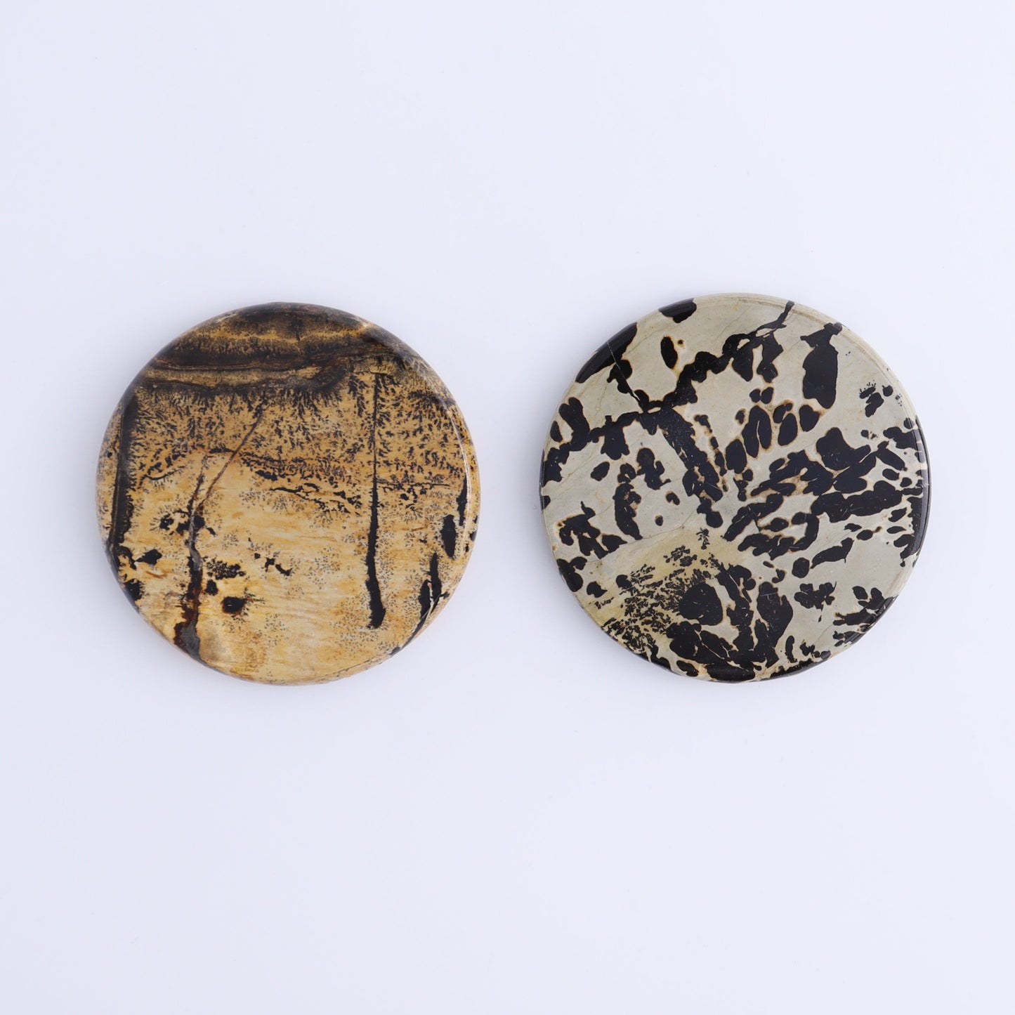 Picture Jasper Discs Set of 10 - Expert Wholesale and Supplier of Wholesale Crystals & Bulk Gemstones, ["China","Picture Jasper","Round"]
