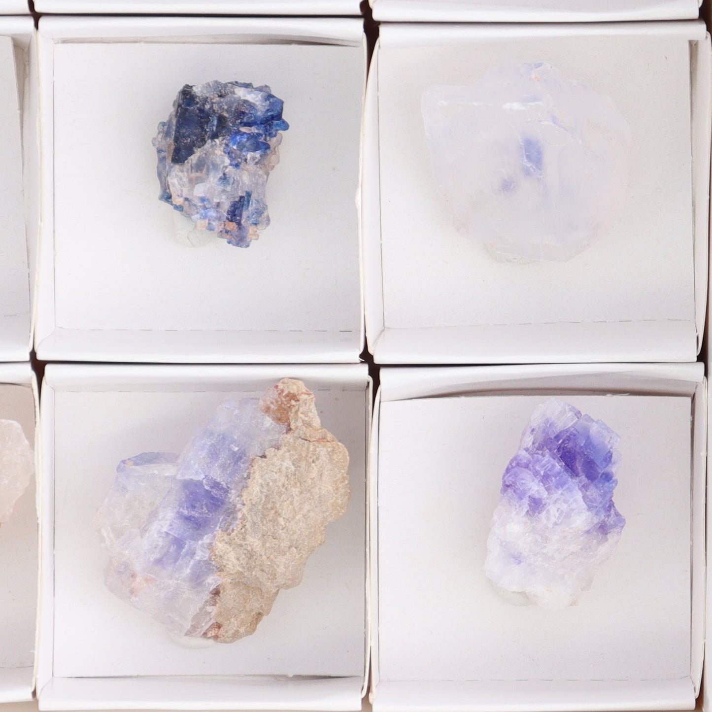 Canadian Blue Halite Rough Set of 9 - Expert Wholesale and Supplier of Wholesale Crystals & Bulk Gemstones, Blue Halite, Canada, Halite, Rough, Roughs