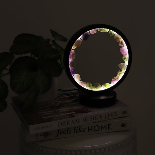 One Fluorite Round Lamp