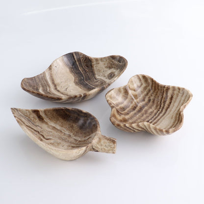 Mexican Onyx/Calcite Chocolate Bowls Set of 3