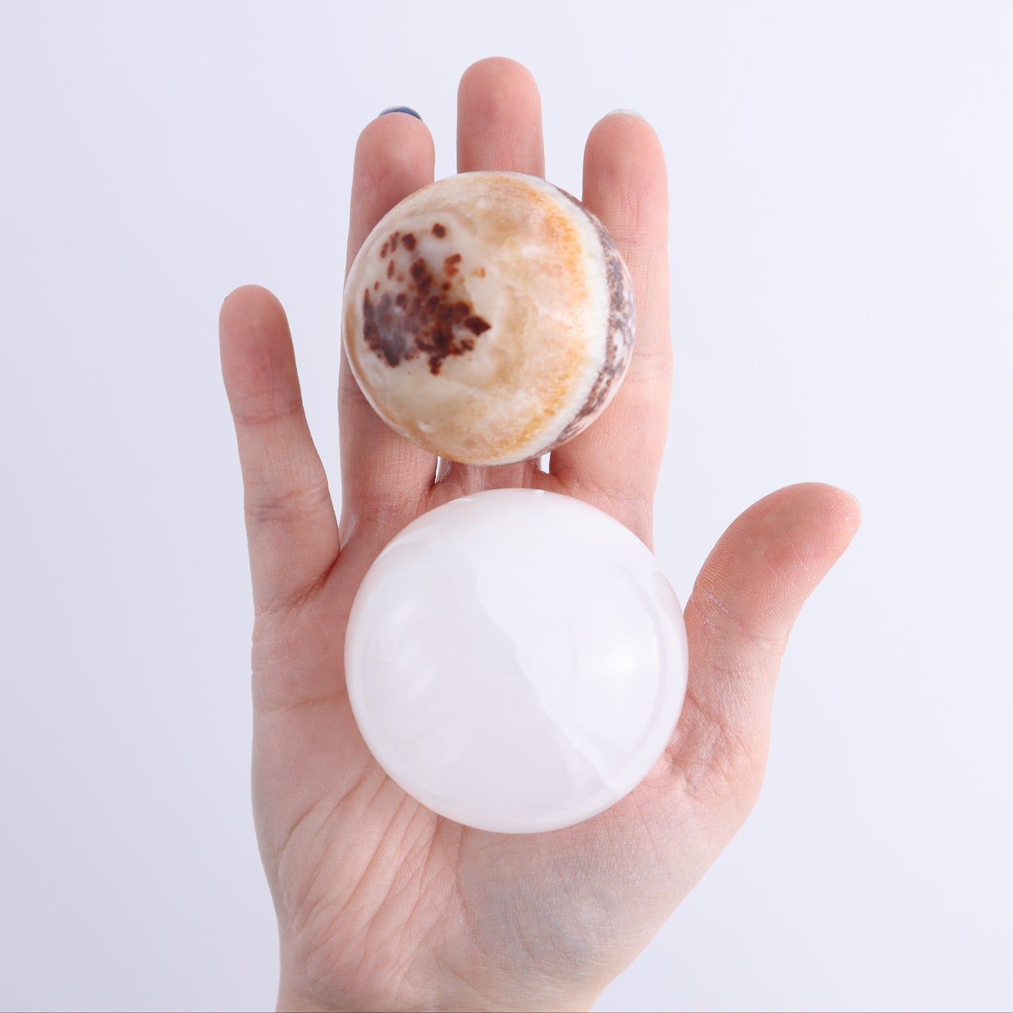 Onyx Spheres Set of 24 - Expert Wholesale and Supplier of Wholesale Crystals & Bulk Gemstones, ["Mexico","onyx","Spheres"]