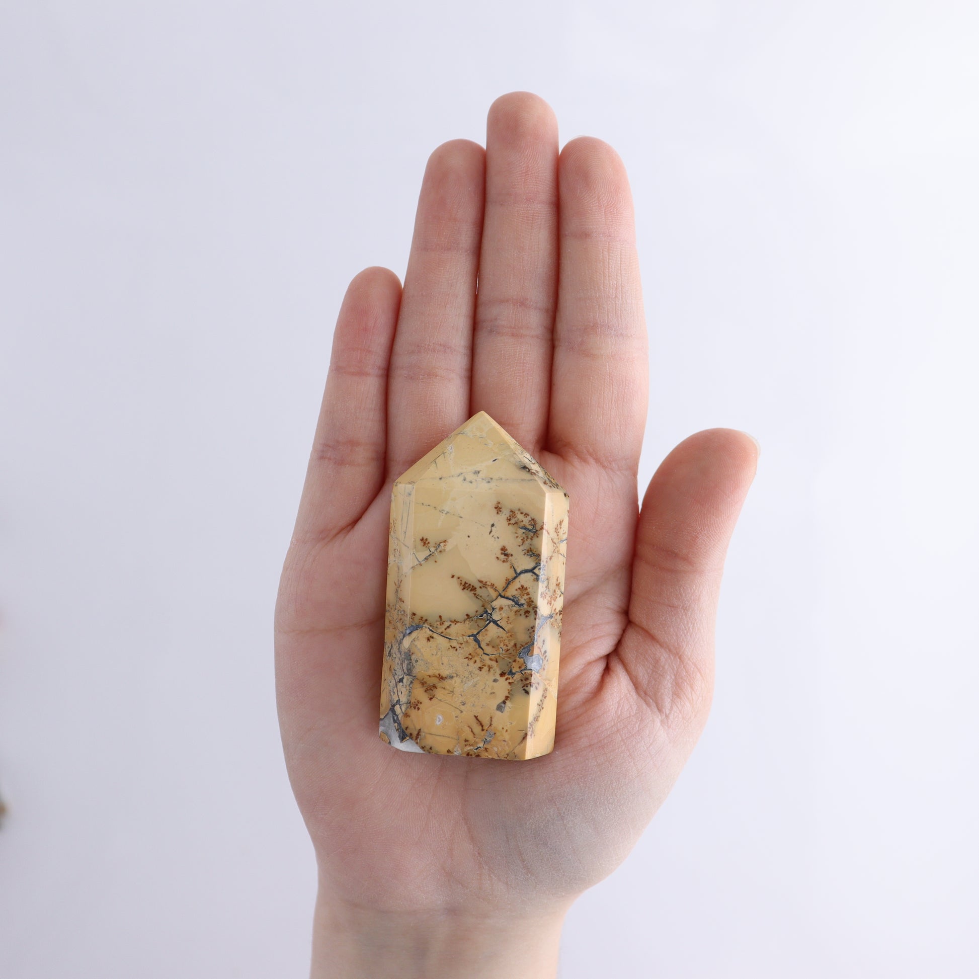 Maligano Jasper Points Flat of 17 - Expert Wholesale and Supplier of Wholesale Crystals & Bulk Gemstones, ["Indonesia","Maligno Jasper","Points"]