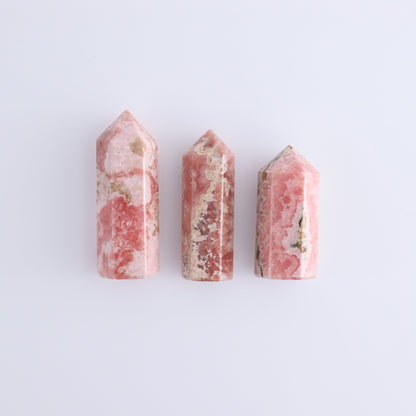 Rhodochrosite Towers Set of 5 - Expert Wholesale and Supplier of Wholesale Crystals & Bulk Gemstones, ["Argentina","Rhodochrosite","Towers"]
