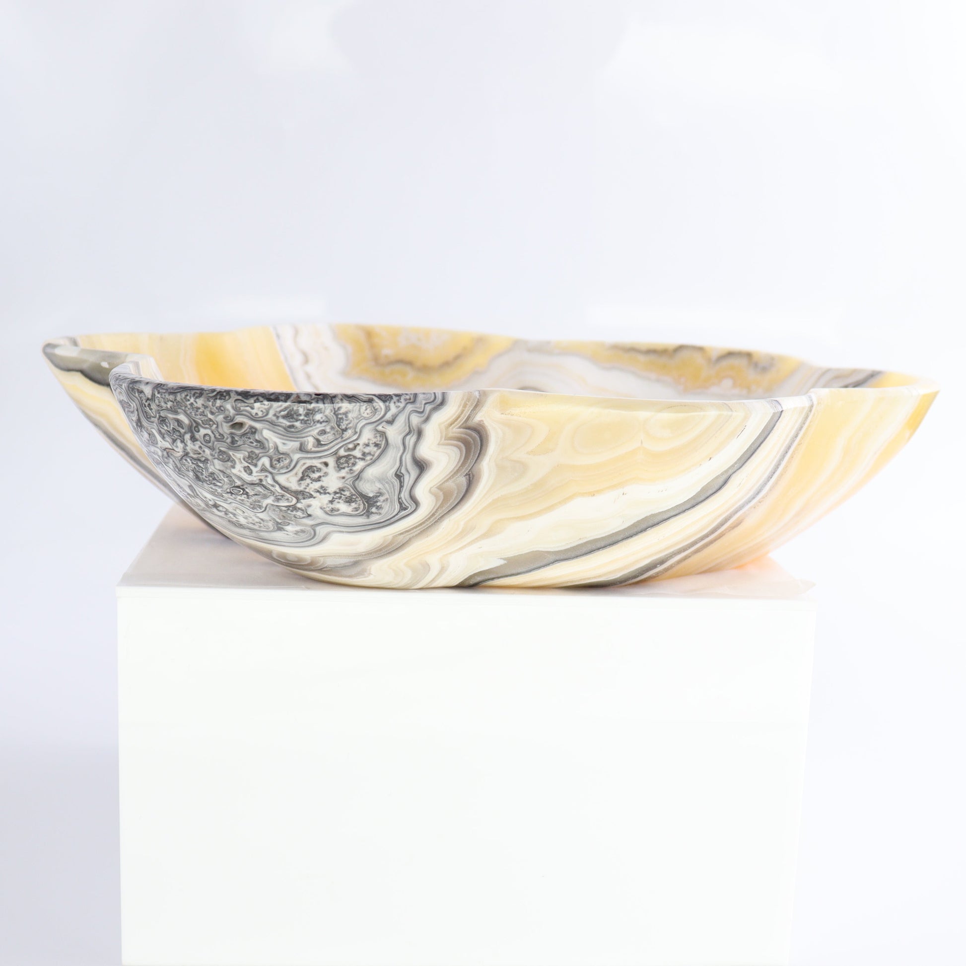 Zebra Onyx Bowl - Expert Wholesale and Supplier of Wholesale Crystals & Bulk Gemstones, ["Bowls","Mexico","onyx"]