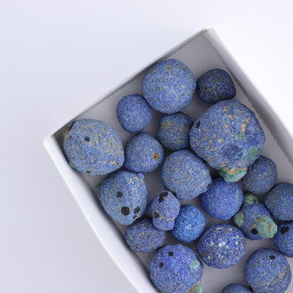 Azurite Blueberries - Expert Wholesale and Supplier of Wholesale Crystals & Bulk Gemstones, ["azurite","Rough","Roughs"]